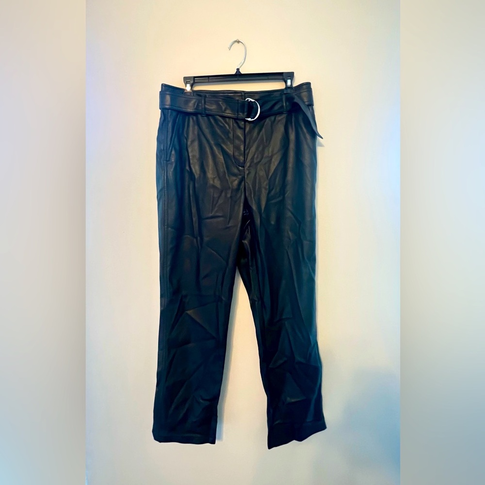 Lift faux leather pants